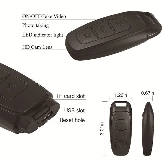 smart DV recorder with hidden camera