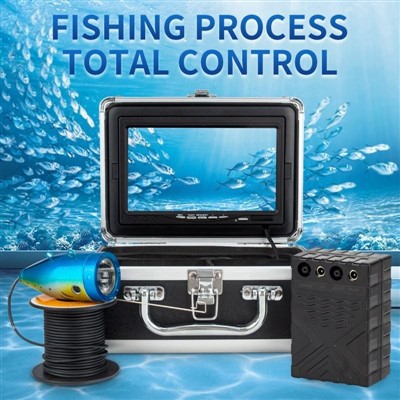 Fish Finder 9 Inch Layar Bawah Air Fish Finder Monitor Kamera Bawah Air